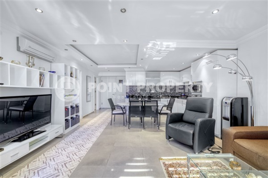 Элегантная двухкомнатная квартира, 80м², в комфортабельном комплексе в районе Алании – Джикджилли-id-2739-фото-3