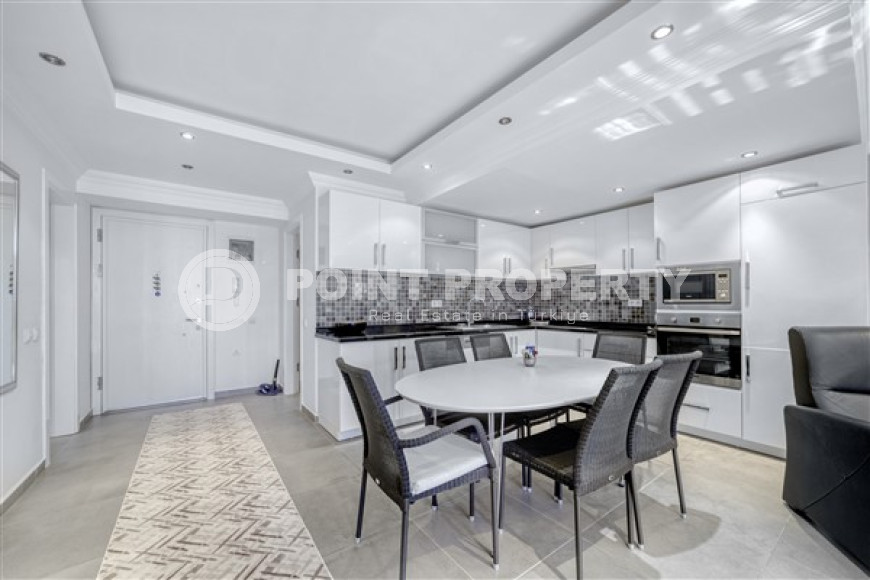 Элегантная двухкомнатная квартира, 80м², в комфортабельном комплексе в районе Алании – Джикджилли-id-2739-фото-4