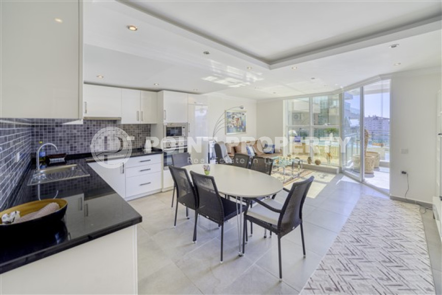 Элегантная двухкомнатная квартира, 80м², в комфортабельном комплексе в районе Алании – Джикджилли-id-2739-фото-6