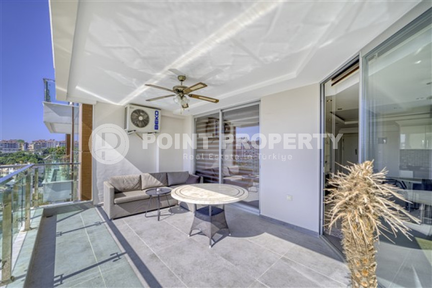 Элегантная двухкомнатная квартира, 80м², в комфортабельном комплексе в районе Алании – Джикджилли-id-2739-фото-8