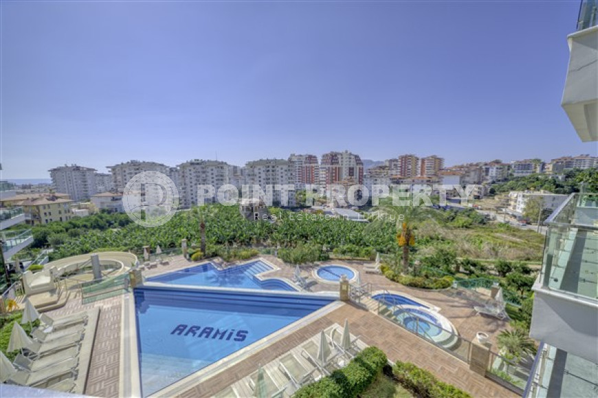 Элегантная двухкомнатная квартира, 80м², в комфортабельном комплексе в районе Алании – Джикджилли-id-2739-фото-13