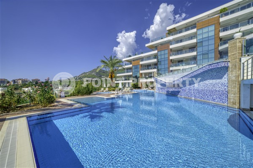 Элегантная двухкомнатная квартира, 80м², в комфортабельном комплексе в районе Алании – Джикджилли-id-2739-фото-17