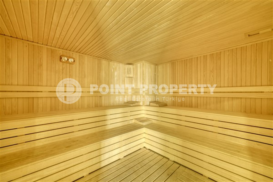 Элегантная двухкомнатная квартира, 80м², в комфортабельном комплексе в районе Алании – Джикджилли-id-2739-фото-18