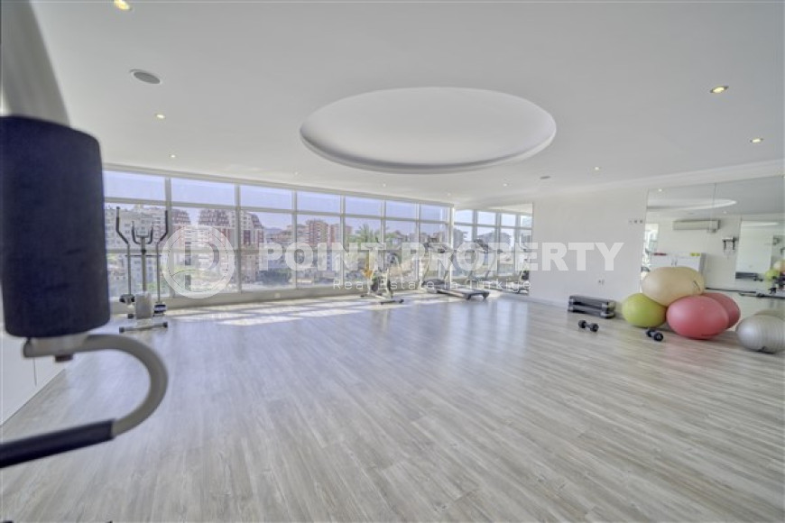 Элегантная двухкомнатная квартира, 80м², в комфортабельном комплексе в районе Алании – Джикджилли-id-2739-фото-19