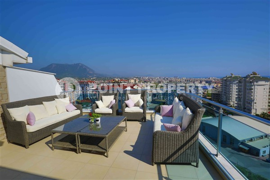 Многоквартирный пентхаус 3+2 на верхних этажах, в охраняемом комплексе с премиальной инфраструктурой, Джикджилли, Аланья-id-2744-фото-5