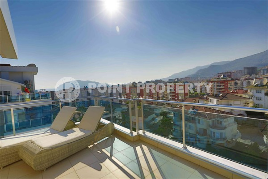 Многоквартирный пентхаус 3+2 на верхних этажах, в охраняемом комплексе с премиальной инфраструктурой, Джикджилли, Аланья-id-2744-фото-7