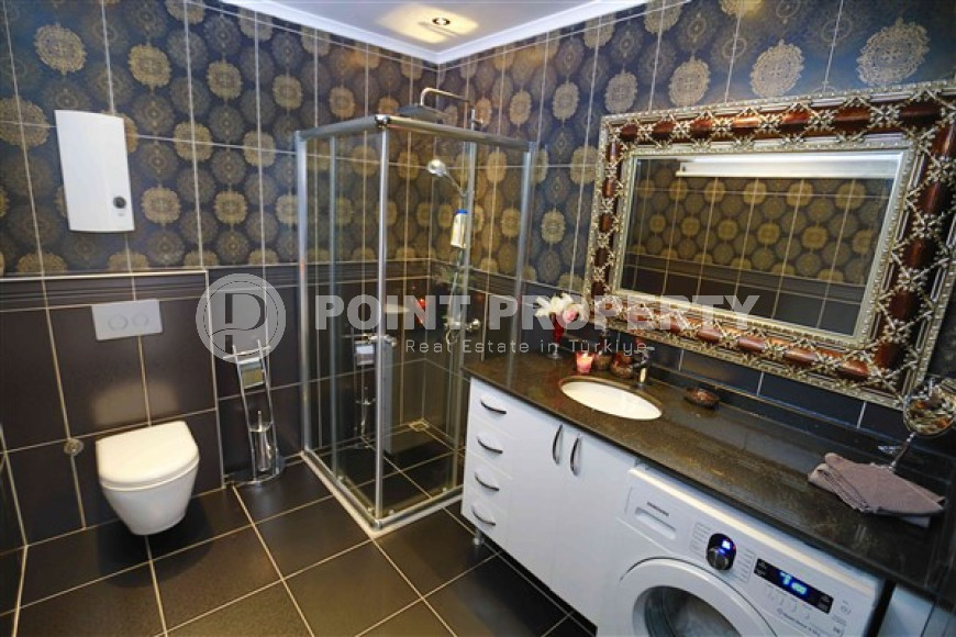 Многоквартирный пентхаус 3+2 на верхних этажах, в охраняемом комплексе с премиальной инфраструктурой, Джикджилли, Аланья-id-2744-фото-9