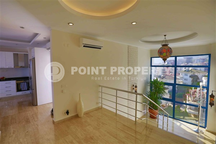 Многоквартирный пентхаус 3+2 на верхних этажах, в охраняемом комплексе с премиальной инфраструктурой, Джикджилли, Аланья-id-2744-фото-14