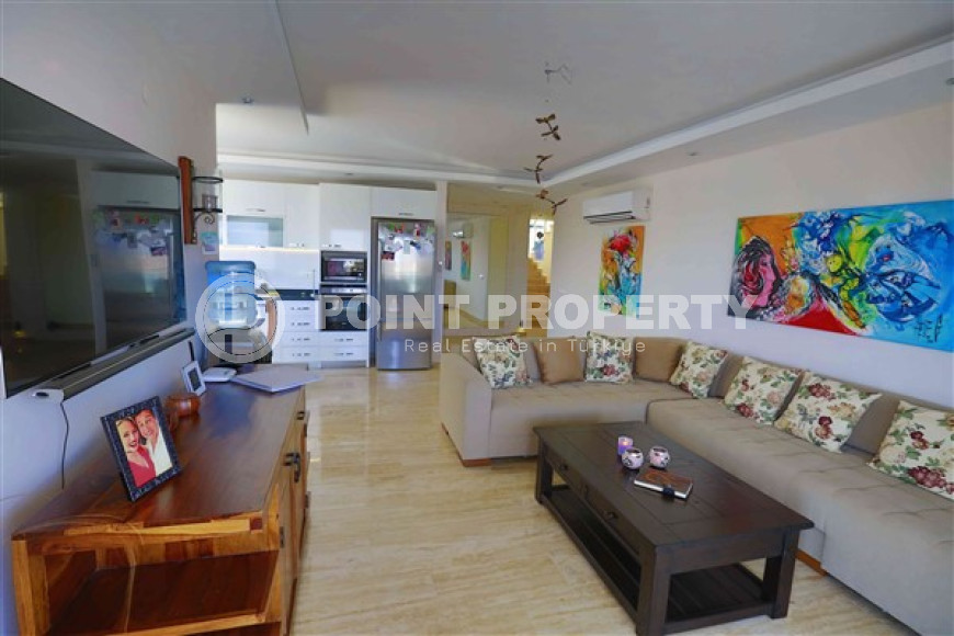 Многоквартирный пентхаус 3+2 на верхних этажах, в охраняемом комплексе с премиальной инфраструктурой, Джикджилли, Аланья-id-2744-фото-18