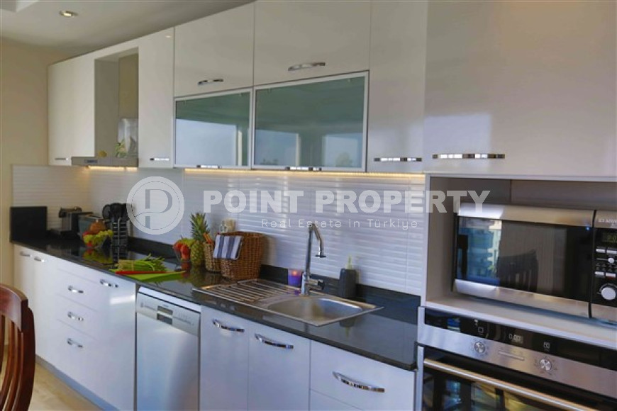 Многоквартирный пентхаус 3+2 на верхних этажах, в охраняемом комплексе с премиальной инфраструктурой, Джикджилли, Аланья-id-2744-фото-21