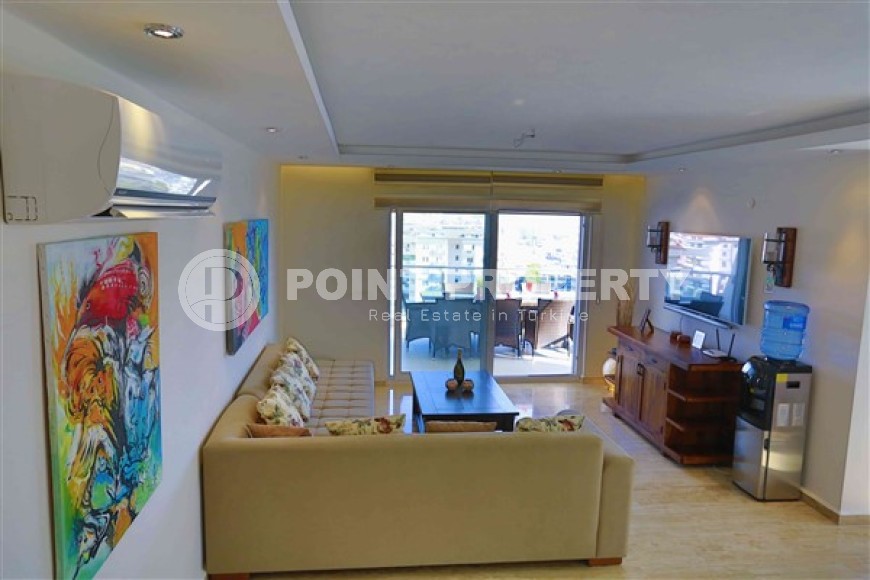 Многоквартирный пентхаус 3+2 на верхних этажах, в охраняемом комплексе с премиальной инфраструктурой, Джикджилли, Аланья-id-2744-фото-22