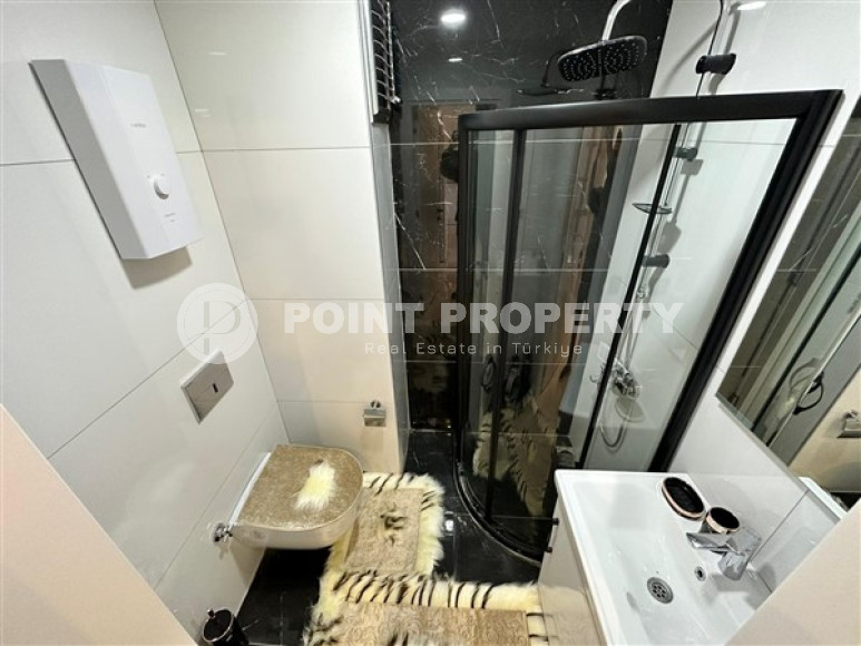 Меблированные двухкомнатные апартаменты в Каргыджаке, в доме 2022 года постройки с собственным выходом в сад-id-2746-фото-22