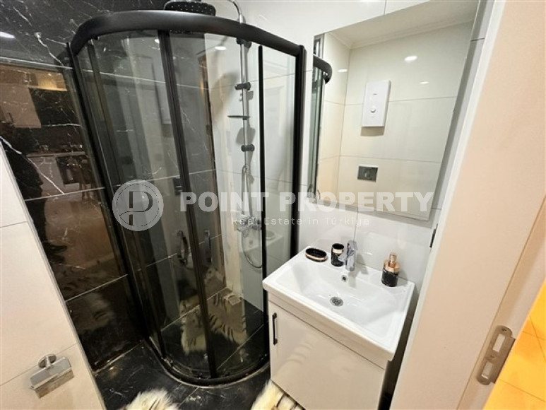 Меблированные двухкомнатные апартаменты в Каргыджаке, в доме 2022 года постройки с собственным выходом в сад-id-2746-фото-23