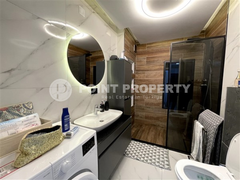 Квартира с выходом в сад, площадью 120 м2, планировкой 2+1 в районе Каргыджак, Аланья-id-2752-фото-20