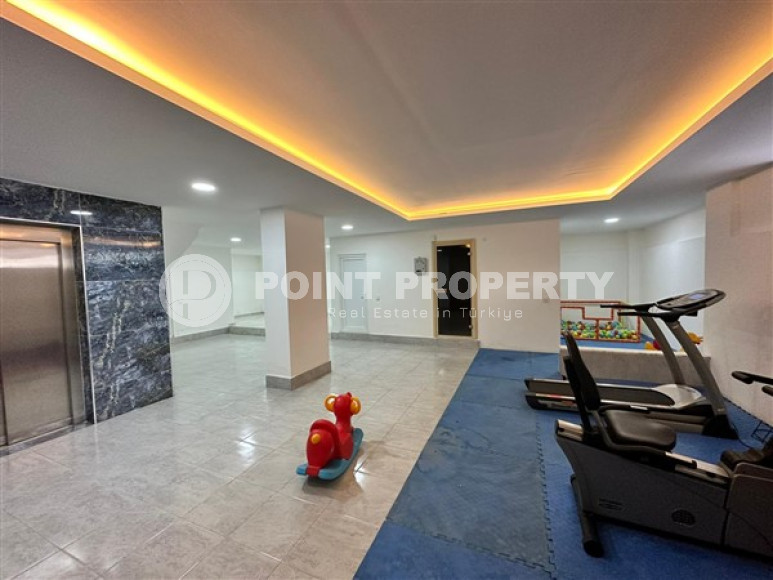 Новая меблированная квартира с одной спальней, 65м². в комплексе с инфраструктурой в районе Махмутлар, Алания-id-2754-фото-14