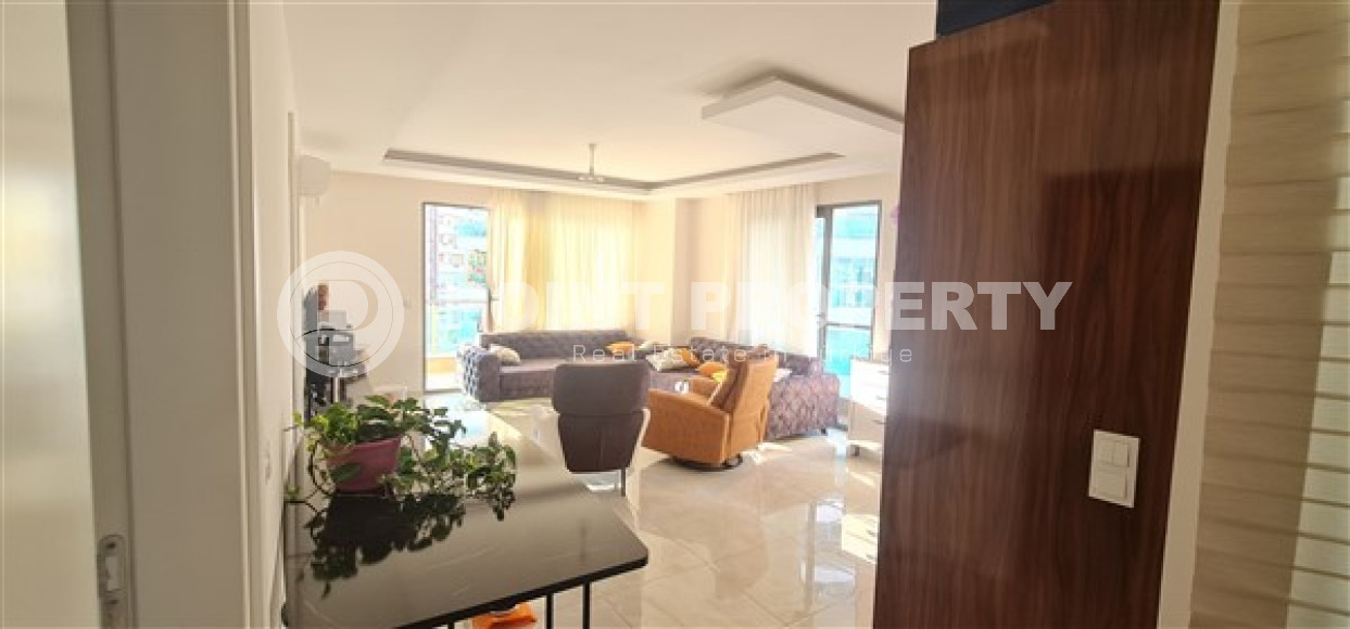 Готовая к проживанию, квартира 1+1, 75м² в элитном комплексе в Махмутларе, Алания, в 500м от моря.-id-2755-фото-4