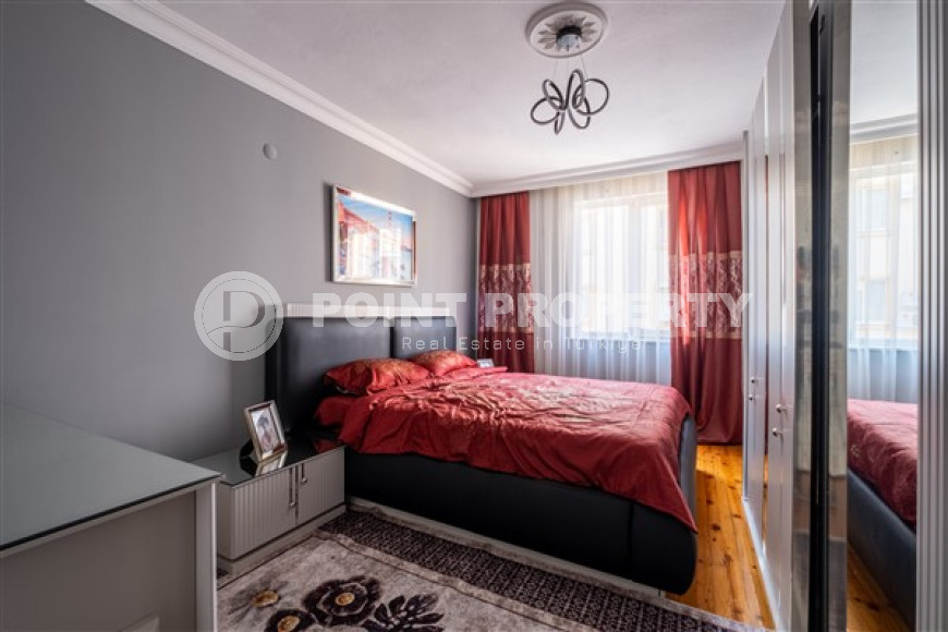 Готовая к проживанию, квартира с двумя спальнями, 120м², в 450м от моря в районе Оба, Алания-id-2756-фото-11