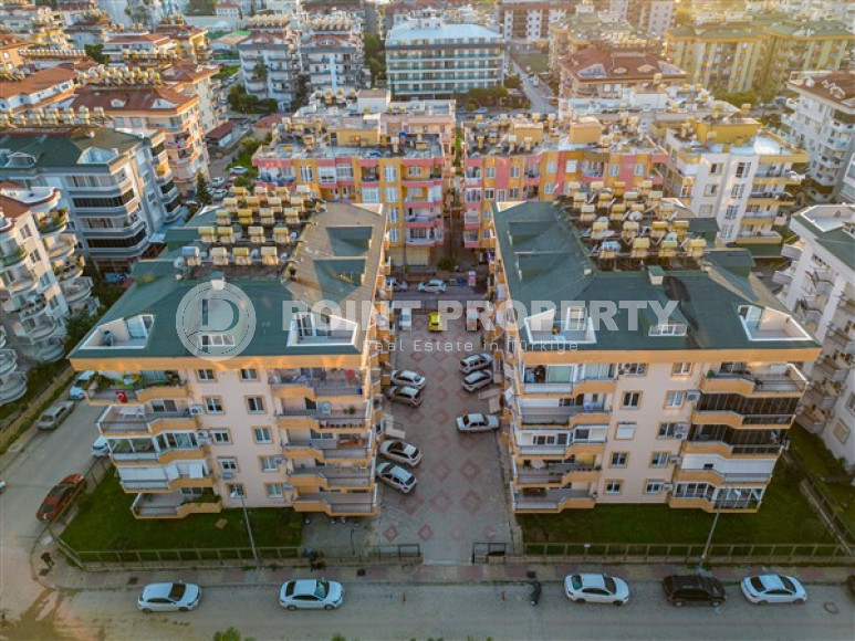 Готовая к проживанию, квартира с двумя спальнями, 120м², в 450м от моря в районе Оба, Алания-id-2756-фото-16