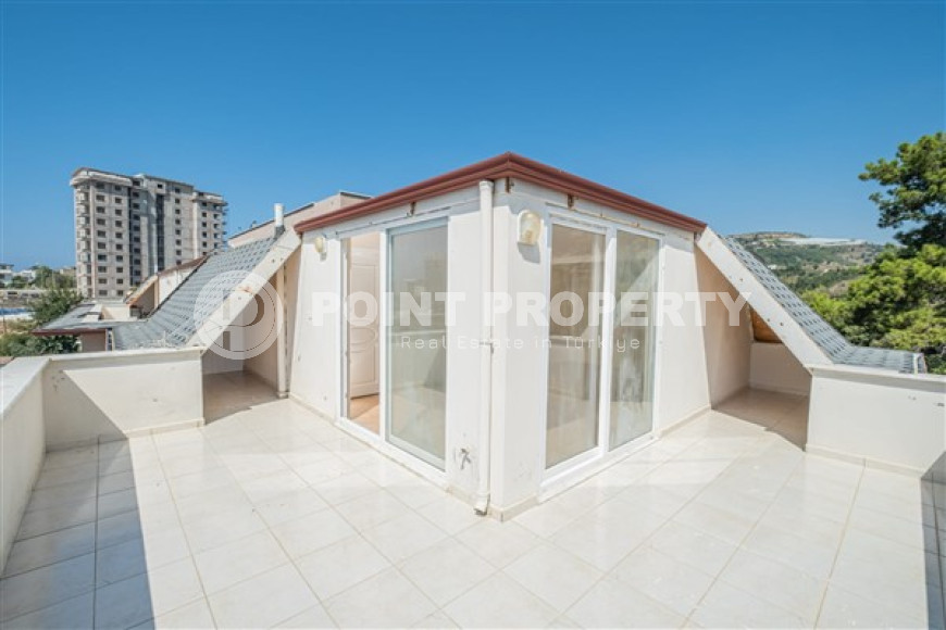 Элегантный дуплекс с видом на море, площадью 165 м2, в 850 метрах от моря, Демирташ, Аланья-id-2757-фото-10