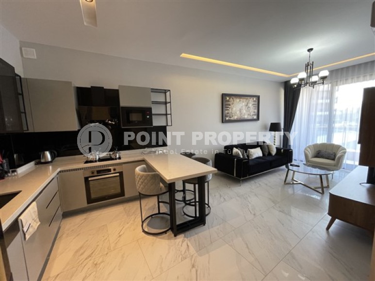 Элитная квартира 1+1, 50м², в новом комплексе премиум класса на первой береговой линии в Каргыджаке.-id-2759-фото-19