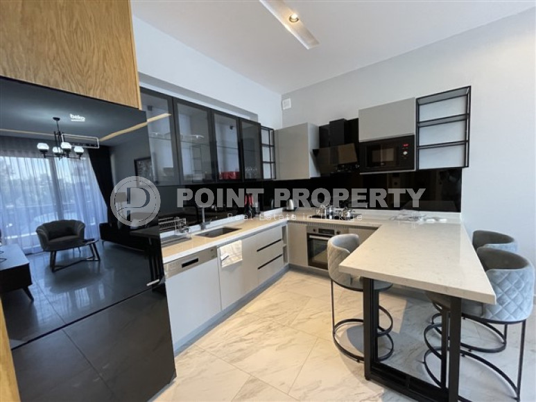 Элитная квартира 1+1, 50м², в новом комплексе премиум класса на первой береговой линии в Каргыджаке.-id-2759-фото-20