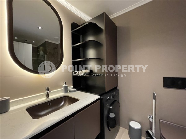 Элитная квартира 1+1, 50м², в новом комплексе премиум класса на первой береговой линии в Каргыджаке.-id-2759-фото-28