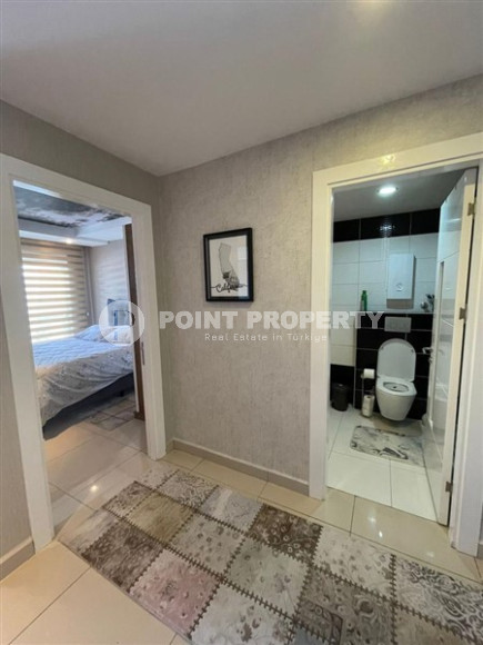 Красивая и небольшая квартира 1+1, 65 м2, с нестандартным дизайном в районе Джикджилли, Аланья-id-2768-фото-4