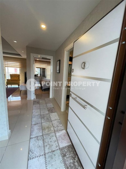 Красивая и небольшая квартира 1+1, 65 м2, с нестандартным дизайном в районе Джикджилли, Аланья-id-2768-фото-8