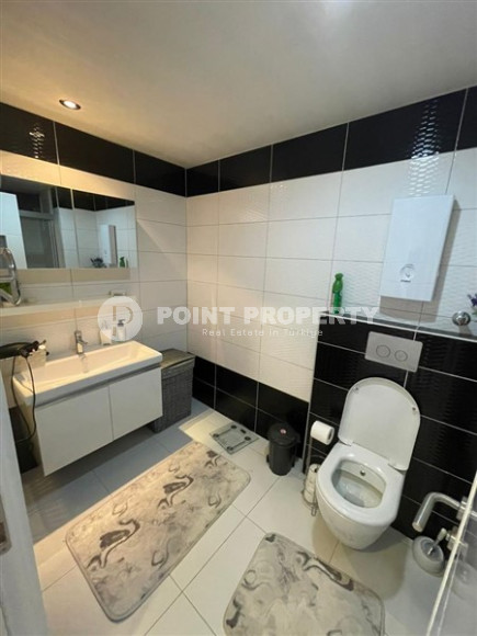 Красивая и небольшая квартира 1+1, 65 м2, с нестандартным дизайном в районе Джикджилли, Аланья-id-2768-фото-14