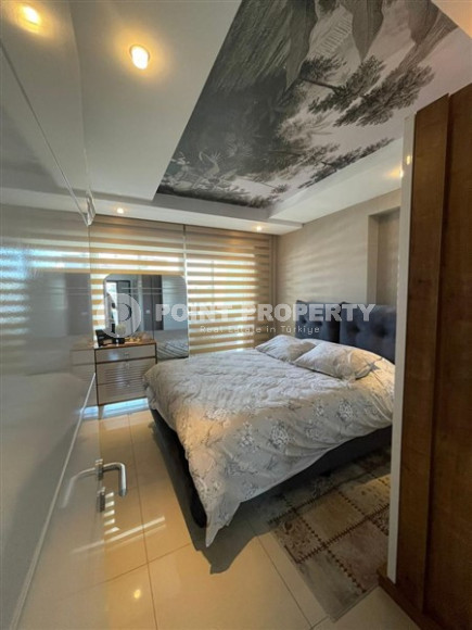 Красивая и небольшая квартира 1+1, 65 м2, с нестандартным дизайном в районе Джикджилли, Аланья-id-2768-фото-15