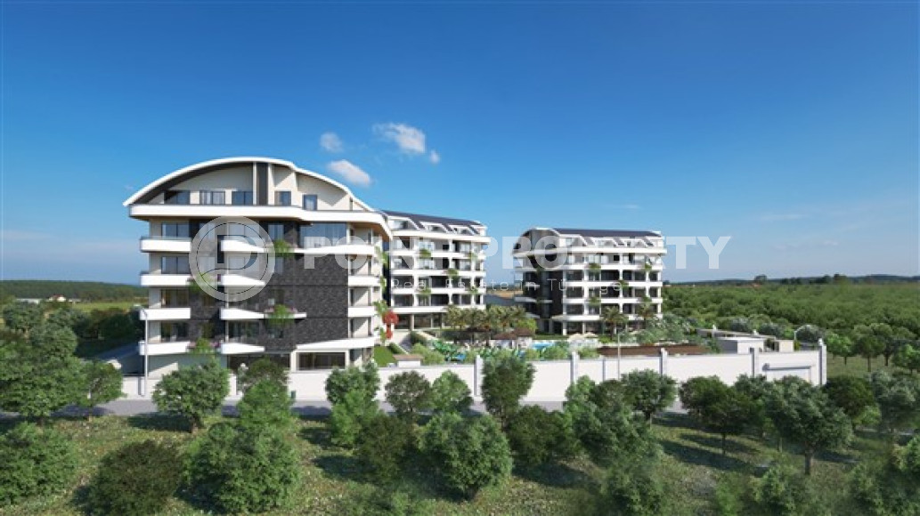 Apartments of different layouts, 47-120m², in Upper Oba, Alanya, in a residence with good infrastructure-id-2769-photo-17