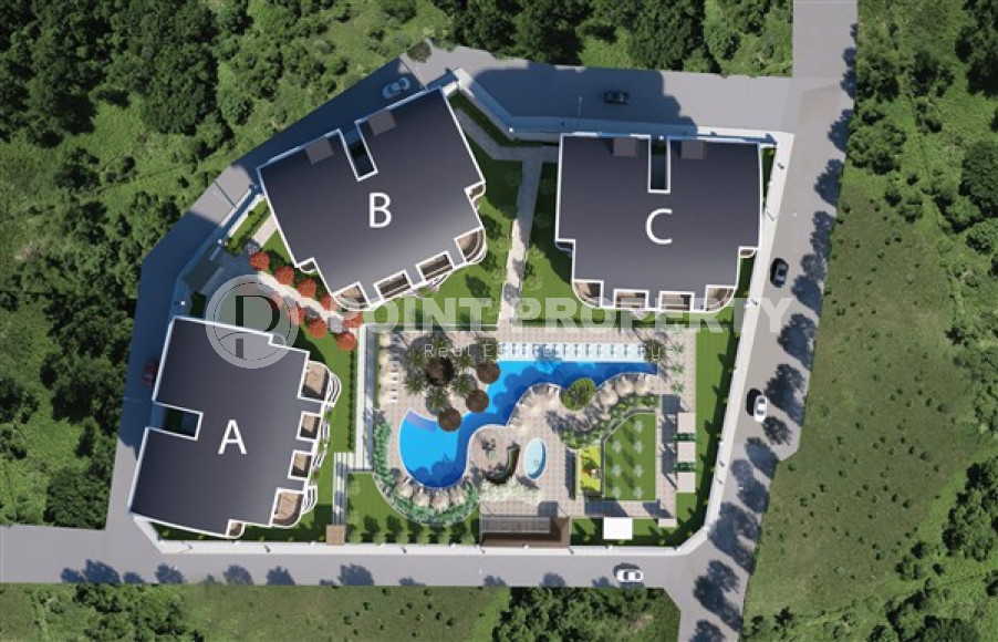 Apartments of different layouts, 47-120m², in Upper Oba, Alanya, in a residence with good infrastructure-id-2769-photo-21