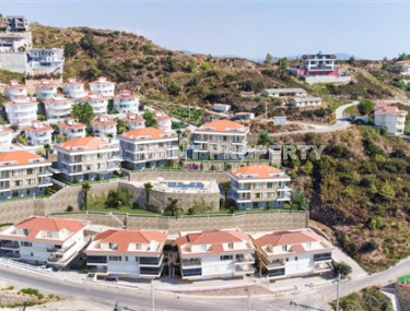 Новый 135 м2 дуплекс 3+2, в строящемся трехэтажном комплексе, Каргыджак, Аланья-id-2771-фото-4