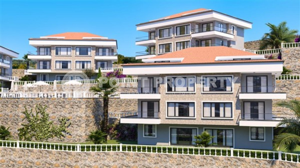 Новый 135 м2 дуплекс 3+2, в строящемся трехэтажном комплексе, Каргыджак, Аланья-id-2771-фото-7