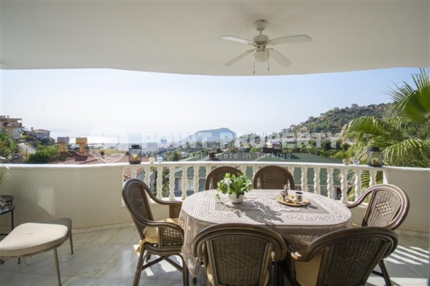 Фешенебельная частная вилла с четырьмя спальнями, 350м², на склоне гор Торос в районе Алании - Тепе-id-2773-фото-11