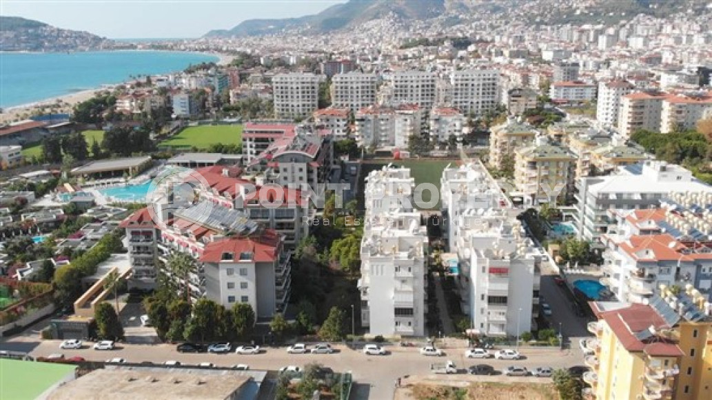 Bright, pleasant apartment of 110 m2, in the Oba area, Alanya, with two bathrooms, balconies overlooking the Mediterranean Sea-id-2776-photo-18