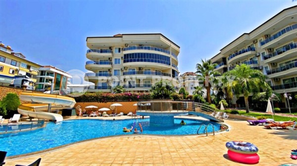 Cozy three-room apartment, 110m², in a comfortable residence 800m from the sea in Oba, Alanya-id-2778-photo-4