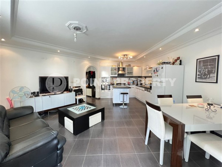 Cozy three-room apartment, 110m², in a comfortable residence 800m from the sea in Oba, Alanya-id-2778-photo-5