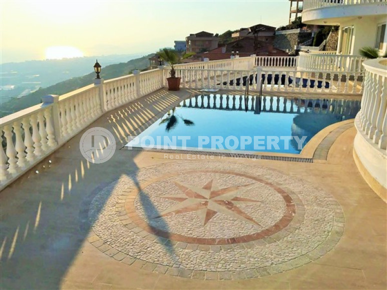 Меблированная вилла 4+1, 200м², с отличными видами в районе Алании – Каргыджак в 1500м от моря-id-2780-фото-11