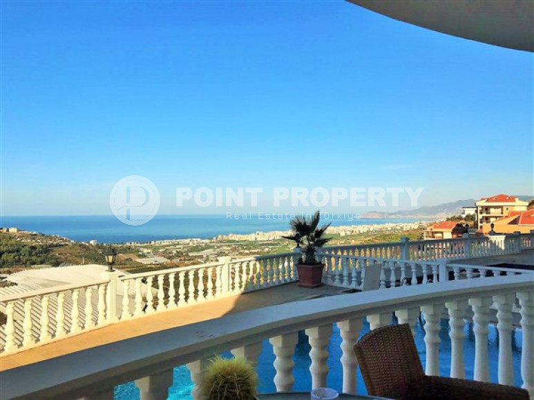 Меблированная вилла 4+1, 200м², с отличными видами в районе Алании – Каргыджак в 1500м от моря-id-2780-фото-16