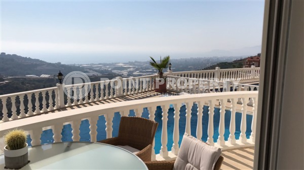 Меблированная вилла 4+1, 200м², с отличными видами в районе Алании – Каргыджак в 1500м от моря-id-2780-фото-19