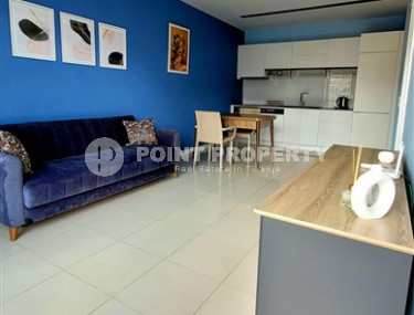 Elegant and small two-room apartment in the lower Oba area, Alanya, 150 meters from the sea, in a five-story complex with 24-hour security-id-2784-photo-3