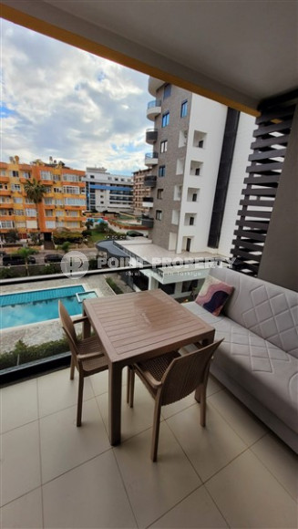 Elegant and small two-room apartment in the lower Oba area, Alanya, 150 meters from the sea, in a five-story complex with 24-hour security-id-2784-photo-13