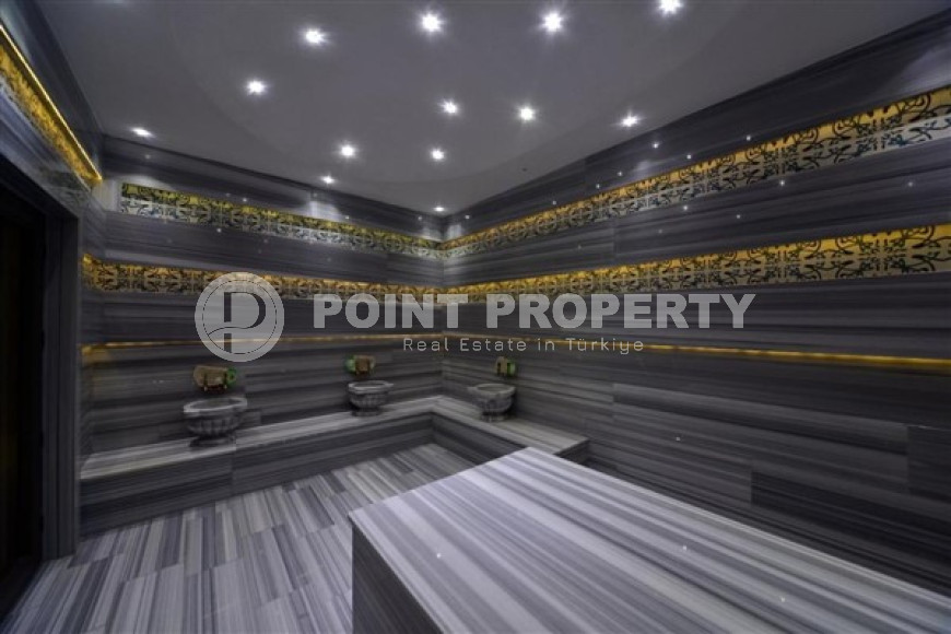 Elegant and small two-room apartment in the lower Oba area, Alanya, 150 meters from the sea, in a five-story complex with 24-hour security-id-2784-photo-23