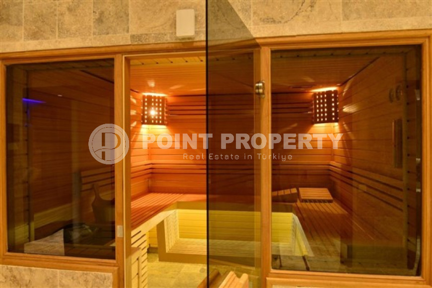 Elegant and small two-room apartment in the lower Oba area, Alanya, 150 meters from the sea, in a five-story complex with 24-hour security-id-2784-photo-26