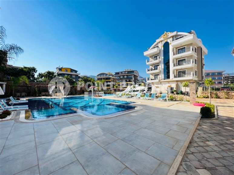 Двухкомнатная квартира, 50м², с видом на горы в резиденции с обширной инфраструктурой в Оба, Алания-id-2785-фото-32