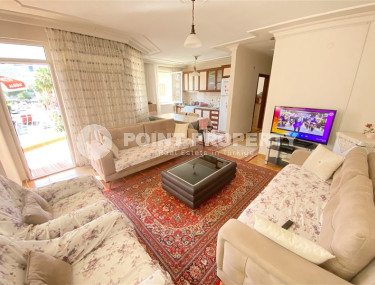 Комфортные трехкомнатные апартаменты 2+1 площадью 95 м2 в жилом комплексе с собственным бассейном в районе Тосмур, Аланья, всего в 150 метрах от моря-id-1245-фото-3