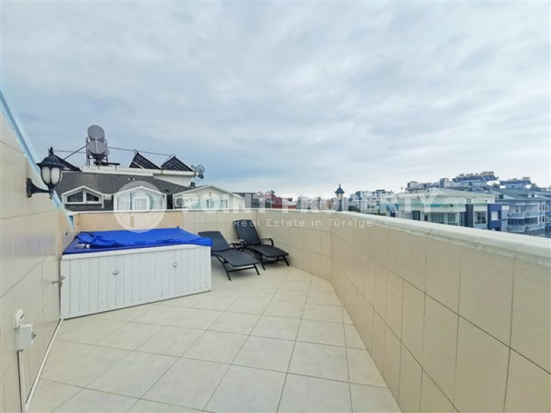 Colorful five-room duplex, 195 m2, 450 meters from the sea, Oba district, Alanya-id-2787-photo-14