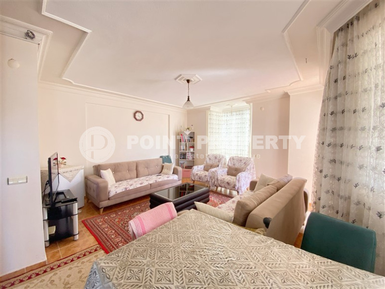 Комфортные трехкомнатные апартаменты 2+1 площадью 95 м2 в жилом комплексе с собственным бассейном в районе Тосмур, Аланья, всего в 150 метрах от моря-id-1245-фото-5