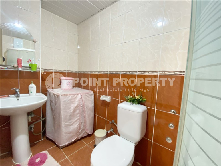 Комфортные трехкомнатные апартаменты 2+1 площадью 95 м2 в жилом комплексе с собственным бассейном в районе Тосмур, Аланья, всего в 150 метрах от моря-id-1245-фото-6